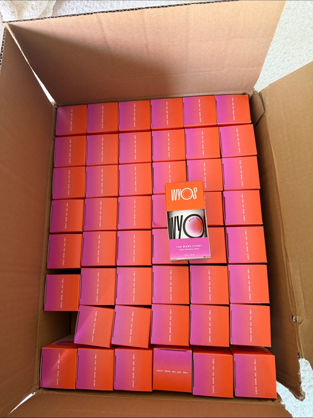 *Resellers Bundle**  WYOS The Mane Event Daily Shampoo Stick. Box of 48 included